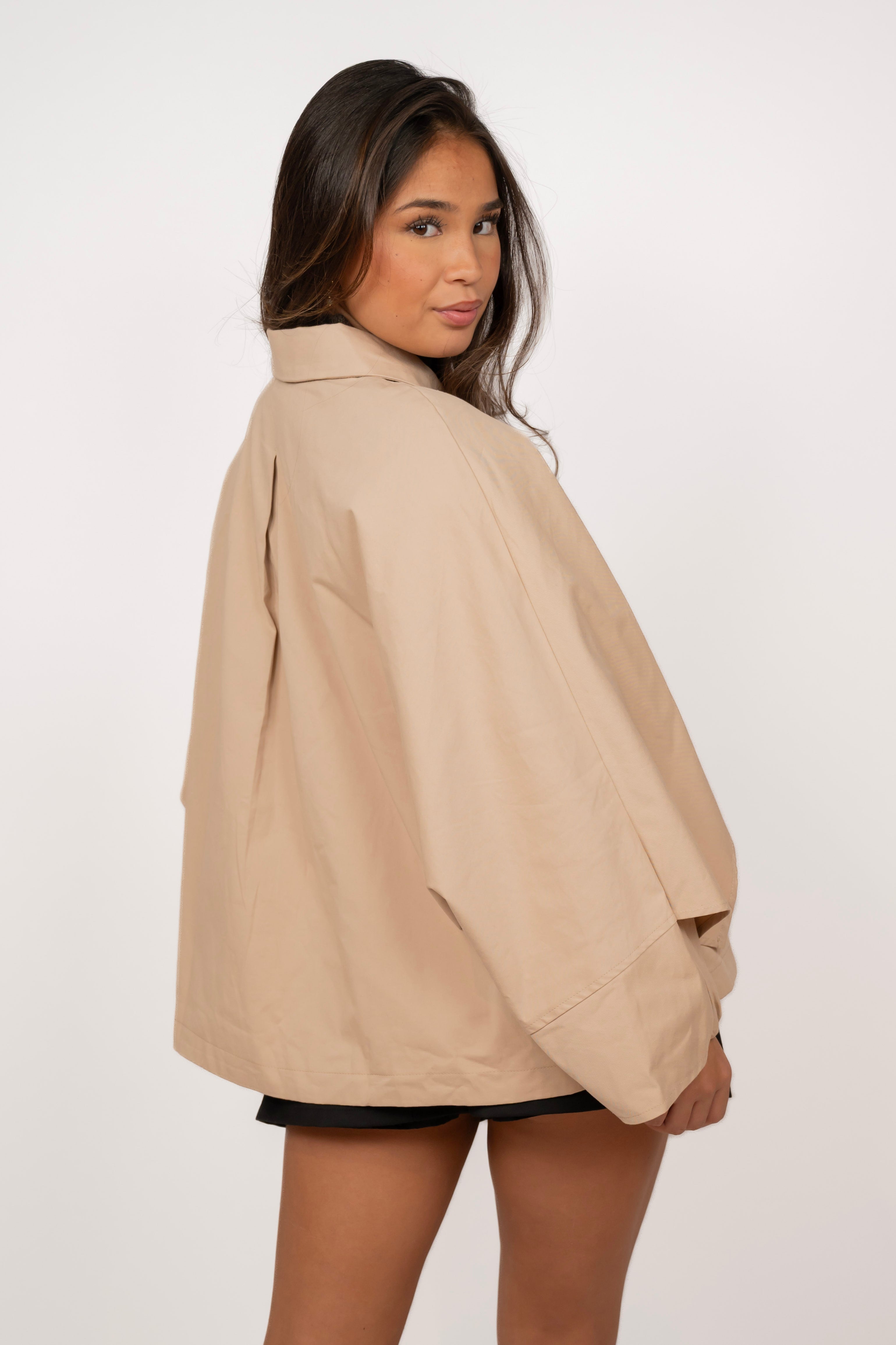 Malmö cape jacket ★ khaki