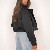 Scandi trench ★ black