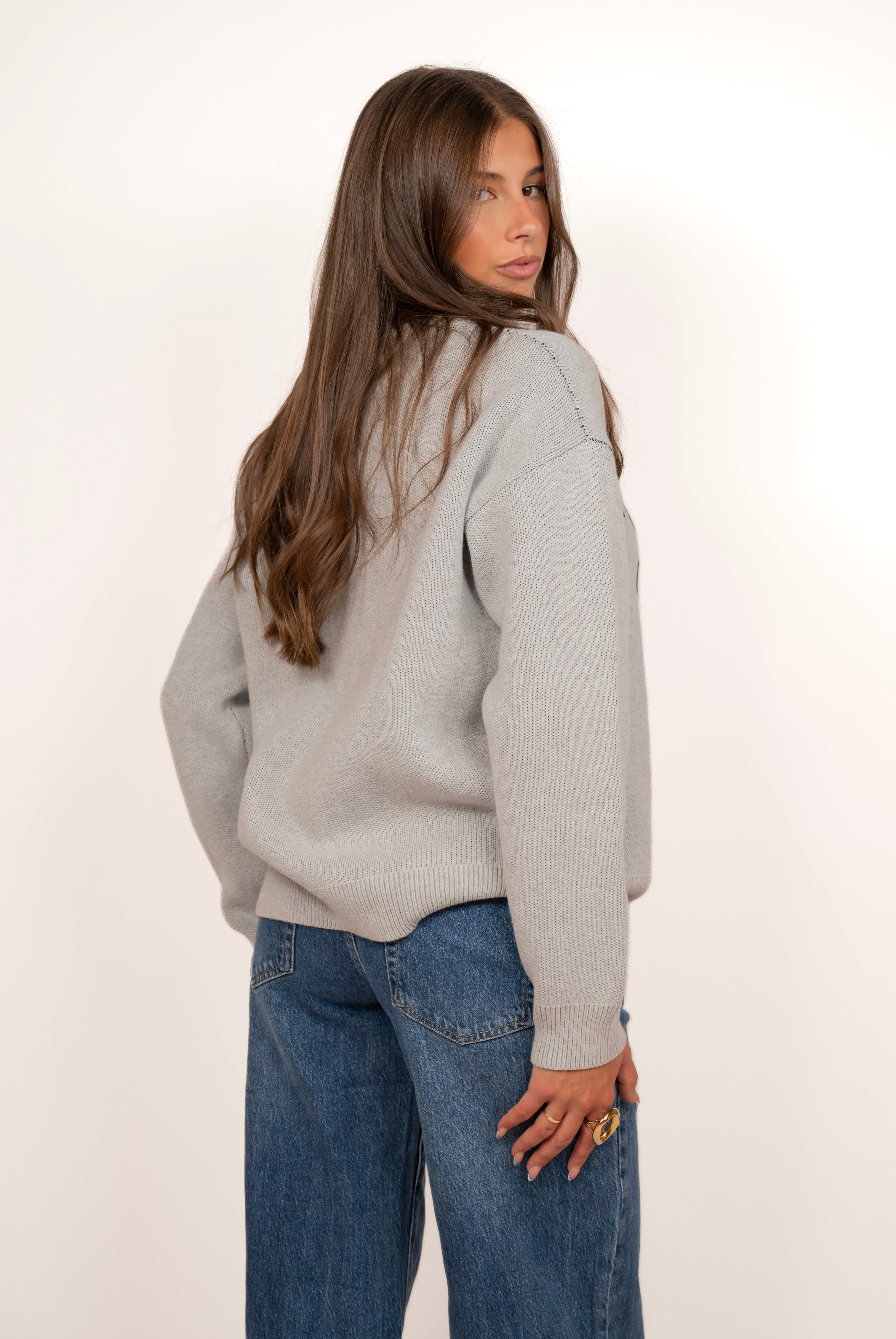 FSHNM varsity knit ★ grey