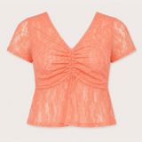 Mollie top ★ coral