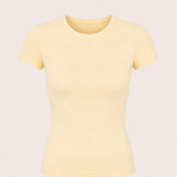 Basic short sleeve top ★ yellow
