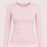 basic long sleeve top ★ baby pink