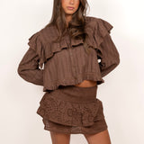 Florine blouse ★ brown