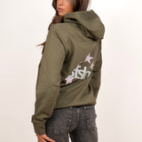 Midnight star hoodie ★ olive