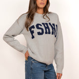 FSHNM varsity knit ★ grey