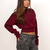 Frida knit top ★ berry