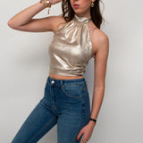 Iza halter top ★ gold