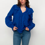 Stockholm blouse ★ royal blue