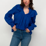 Stockholm blouse ★ royal blue