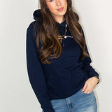 Glitter stockholm hoodie ★ french navy