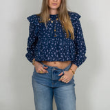 Maddy blouse ★ floral navy