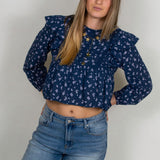 Maddy blouse ★ floral navy