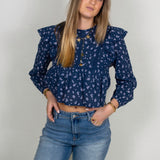 Maddy blouse ★ floral navy