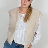 Teddy waistcoat ★ cream