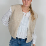 Teddy waistcoat ★ cream