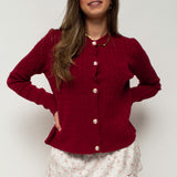 Cardigan Faya ★ bordeaux
