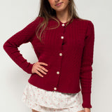 Cardigan Faya ★ bordeaux
