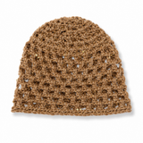 Crochet mutsje ★ bruin