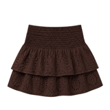 Broderie skirt ★ brown