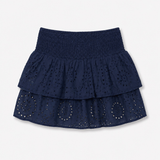 Broderie skirt ★ navy