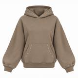 Roxy stud hoodie ★ olive