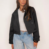 Scandi trench ★ black