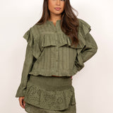 Florine blouse ★ olive