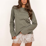Signature longsleeve  ★ olive