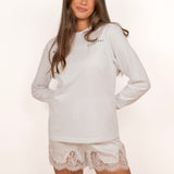 Unapologetic longsleeve army  ★ white