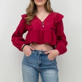 Lynn blouse ★ bordeaux