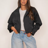 Scandi trench ★ black