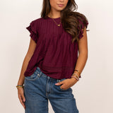 Daisy blouse ★ berry
