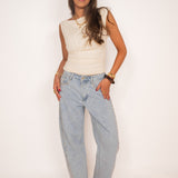 Studs barrel ★ jeans