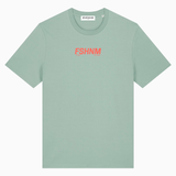 Coral citrus tee ★ sage green