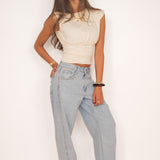 Studs barrel ★ jeans