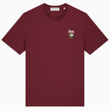 8 ball leopard tee ★ bordeaux
