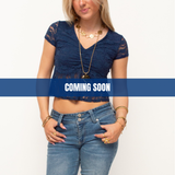 MOLLIE TOP ★ NAVY