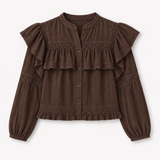 Florine blouse ★ brown