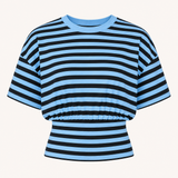 Bodil top ★ striped blue