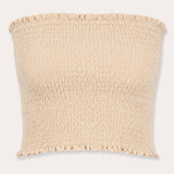 Linen tube top ★ beige