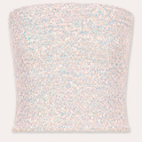 Sparkle tube top ★ baby pink