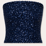 Sparkle tube top ★ navy