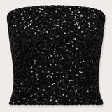Sparkle tube top ★ black