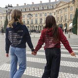 Glitzernder Stockholm-Hoodie ★ Französisches Marineblau