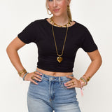 ROBYN BASIC TOP ★ BLACK