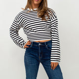 Matilde knit ★ striped black