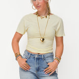 ROBYN BASIC TOP ★ YELLOW