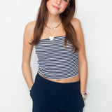 Top Zaar ★ rayé marine