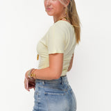 ROBYN BASIC TOP ★ YELLOW