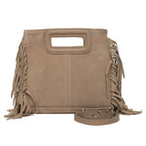 MAJESTIC CHARM BAG SUEDE ★ BEIGE